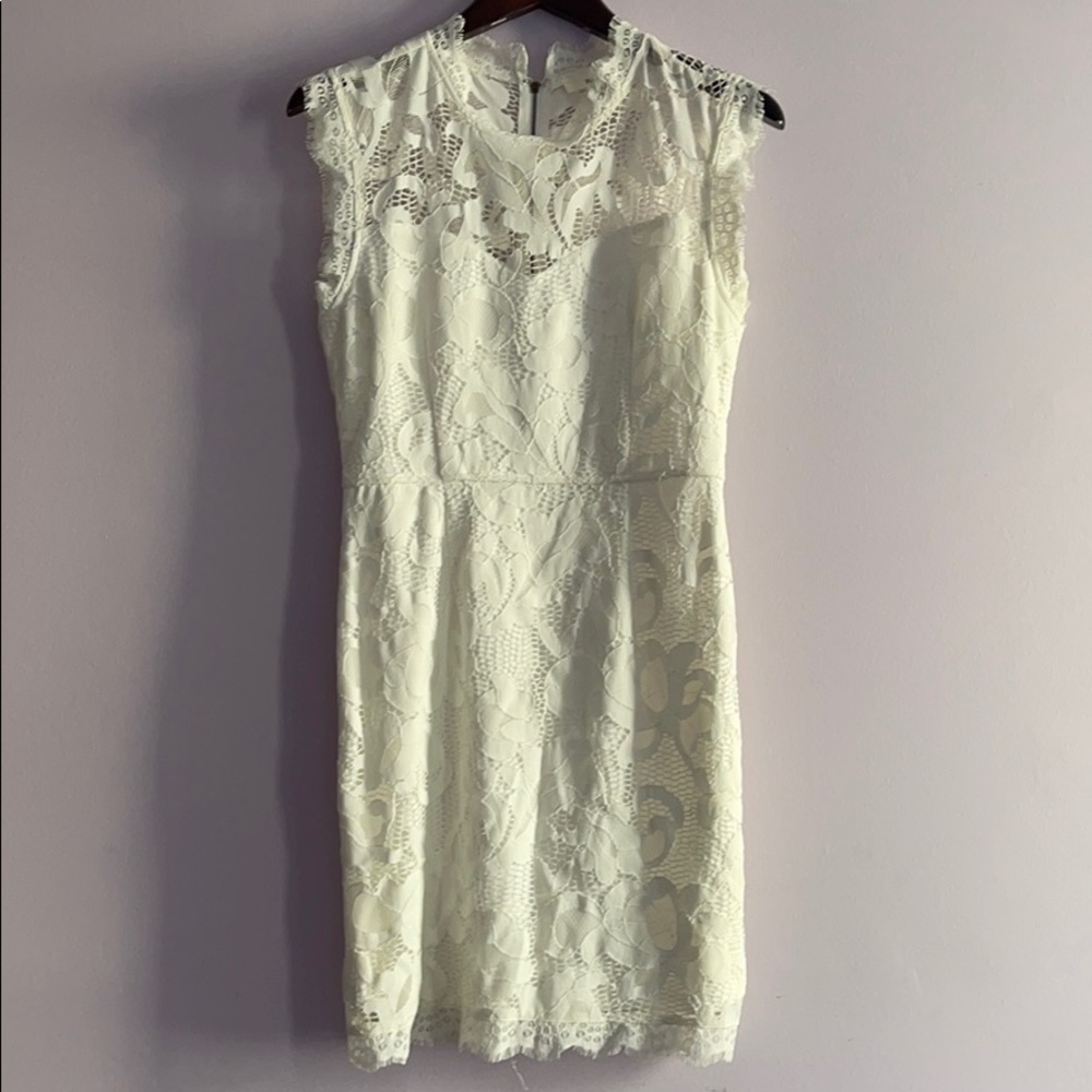 White lace dress